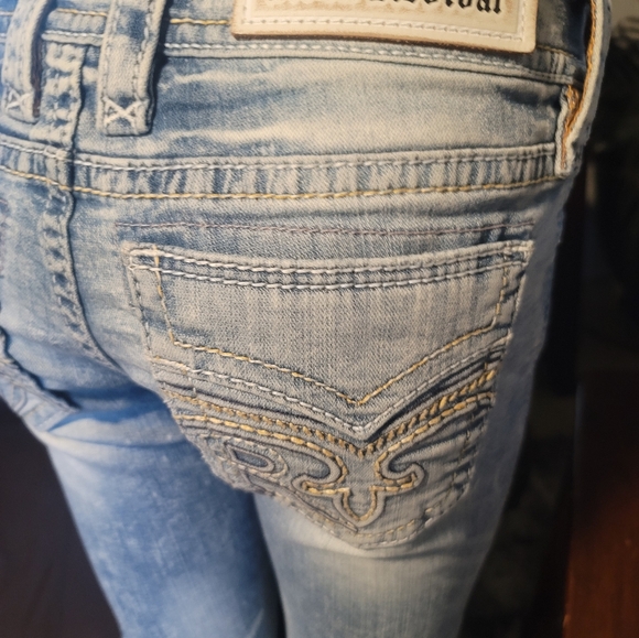 Rock revival Braylee size 28x29 skinny jeans - Picture 5 of 5